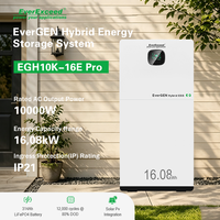 Système d'Accumulation Solaire Polyvalent EGH10K-16E Pro EverGEN Empilable Tout-en-un ESS LiFePO4 à Commutation Automatique pour Écoles, Alimentation Hybride Ininterrompue 16,08 kWh