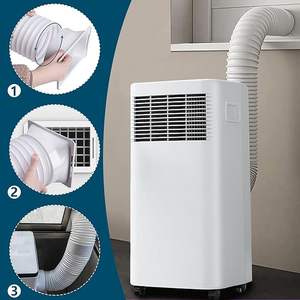 Adaptateur de fenêtre carré à rond de 5.9 pouces connecteur de <span class=keywords><strong>tube</strong></span> d'unité de courant alternatif accessoires de climatisation mobiles - Product Image 1