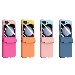 Funda para Teléfono Plegable con Bisagra de PC Mate y Cristal HD de Cobertura Total 360 de Doble Color para <span class=keywords><strong>Samsung</strong></span> Z <span class=keywords><strong>Flip</strong></span> 6 - Product Image 1