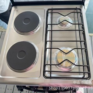 Oven Gas <b>Stove</b> Dual Gas And Electric Vertical Integrated Home Use Stainless Steel Panel 3.8kW 4kW Rated Heat Load - Product Image 2