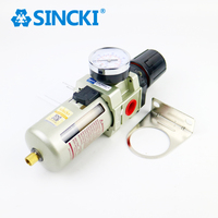 Unit Regulator Filter Udara SINCKI AW2000~AW5000 untuk Peralatan Kompresor Udara