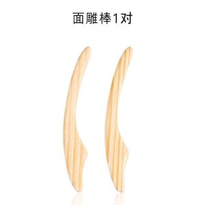 Cypress Wood Face Sculpting Stick Roller Type Face Lift <b>Massage</b> <b>Tool</b> For Facial Contouring And Acupressure - Product Image 3