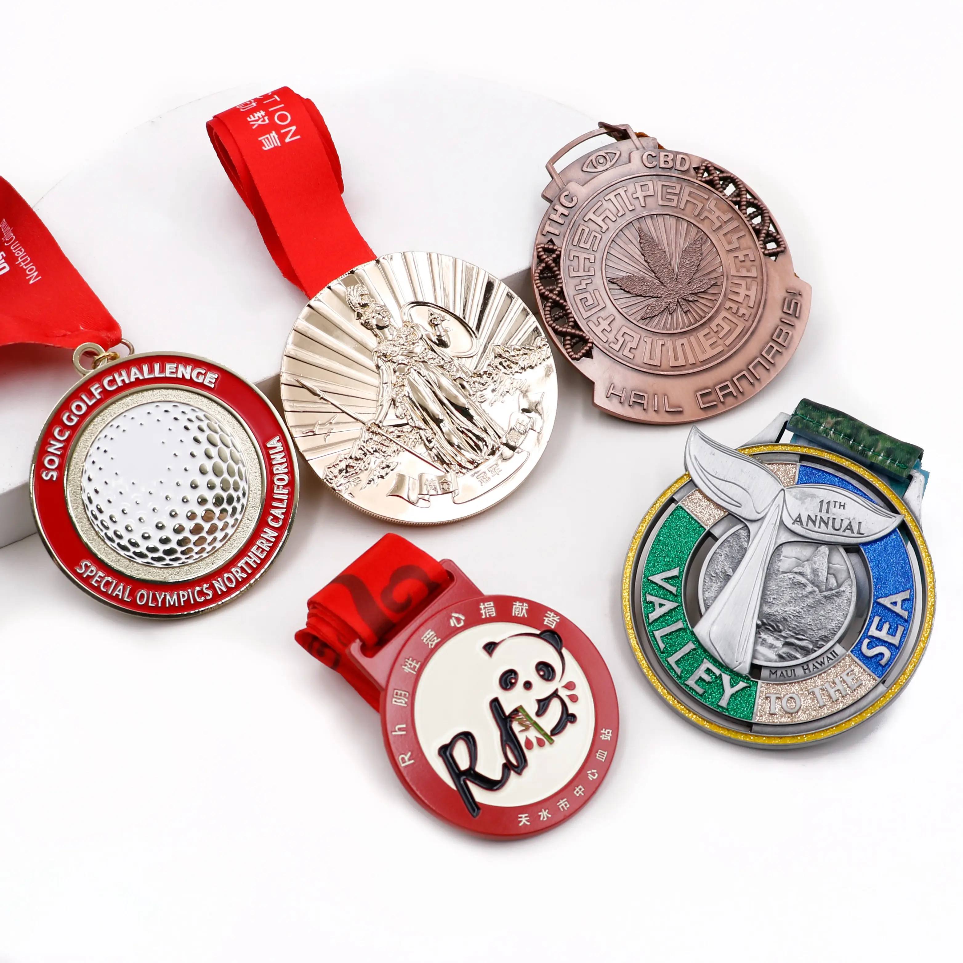 Preismedalen individualisierte personalisierte Lauf-Sport-Medaille personalisierte Marathon-Fußball-Sport-Schwimmer-Finisher-Trophäen