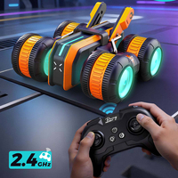 Voiture télécommandée 2,4 GHz, jouet pour enfants, mini 4x4 tout-terrain, dérapage à 360 degrés, contrôle gestuel, voiture de cascades RC avec lumière LED