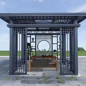 Pergola moderne pour l'extérieur : abri imperméable pour événements et mariages, auvent de jardin à structure métallique à vendre. - Product Image 6