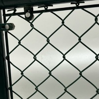 Op maat gemaakte PVC-gecoate kettingschermen van flexibel diamantgaas voor speeltuinen en sportvelden