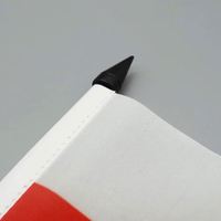 Drapeaux de bureau d'Angleterre, drapeaux de négociation et mini-drapeaux nationaux sur base en plastique, ornements personnalisables