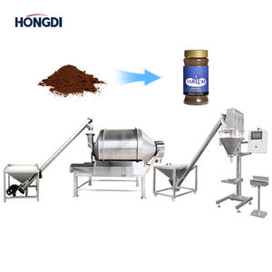 Mélangeur à tambour de traitement chimique avec palan-Système de remplissage semi-automatique pour poudre et particules - Product Image 2