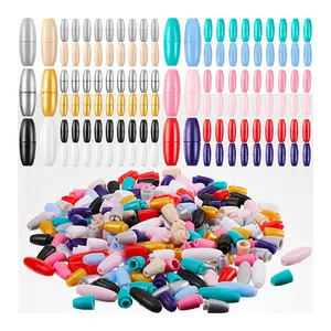 Fermoirs de séparation colorés de sécurité pour bébé, collier de corde de dentition en plastique pour collier