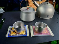Alas Gelas Meja Oriental Vintage, Alas Minuman Kain Oriental untuk Meja Kopi, Meja Kerja, Mug, Dapur