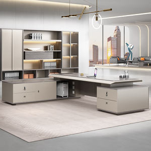 Muebles de escritorio de oficina de diseño moderno Mesa de oficina en casa de lujo <span class=keywords><strong>Precio</strong></span> favorable Escritorio y silla para oficina - Product Image 2