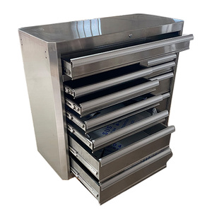 OEM and ODM multi-drawer stainless steel tool cabinet tool car used in workshop and factory