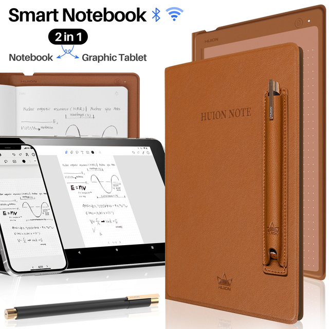 Huion Note X10 Recording Playback Drawing Wireless Connection Multifunction Digital Smart Notebook
