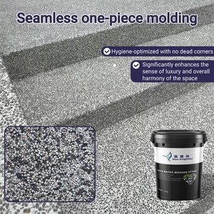Revestimiento de Suelo de Resina de Micro-Roca a Base de Agua, Efecto Piedra Lavada, Premix para Suelos de Cocina, Paredes de Baño y Duchas - Product Image 1