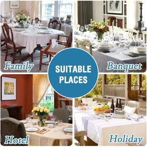 <span class=keywords><strong>Linen</strong></span> Kết Cấu Bảng Vải Hình Chữ Nhật Rắn Khăn Trải Bàn Mềm Dày Vải Nhăn Miễn Phí Tràn Bằng Chứng Không Thấm Nước Bảng Vải - Product Image 5