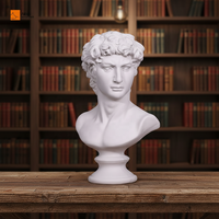 Sculpture de David en résine WeiVista, art populaire, fait main, peinte à la main, statue personnalisée, centre de table, décoration intérieure