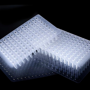 AMNGENT <span class=keywords><strong>96</strong></span> Strip Deep Well Plate <span class=keywords><strong>SBS</strong></span> Standard Square Well 2.2ml Avec U et V Bottom PP Lab Deep Well Storage Microplates - Product Image 4