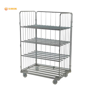 <span class=keywords><strong>Chariot</strong></span> jumbo à quatre côtés <span class=keywords><strong>de</strong></span> cage <span class=keywords><strong>de</strong></span> petit pain <span class=keywords><strong>de</strong></span> <span class=keywords><strong>transport</strong></span> pour le mouvement <span class=keywords><strong>de</strong></span> vêtement - Product Image 1