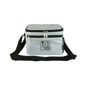 Custom Logo 600D Oxford Lunch <b>Cooler</b> Bag Insulated for Office Travel Picnic Thermal Bag Soft Tote Ice Box With Shoulder Strap - Product Image 1
