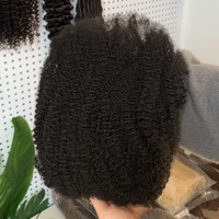 KAMA Cheveux Humains 100% Naturels Haute Densité Afro Kinky 4A 4B 4C Bouclés en Vrac pour Tresses/Coiffures