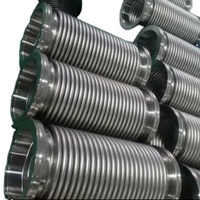 Tuyau soufflet flexible en acier inoxydable pour aspiration, modèles KF16 et KF50, compatible avec les raccords KF et les vannes d'aspiration, fabrication chinoise ISO 2026