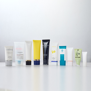 Oval <b>Plastic</b> Cosmetic <b>Tubes</b> With Screw Cap Labeling PE Material Offset Printing Various Colors Sizes For Skin Care Products - Product Image 2