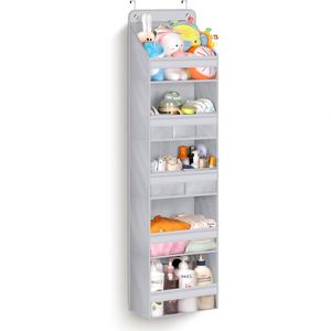 5-<b>Shelf</b> Over the Door Organizer Clear Window Hanging Closet Storage for Clothing Tools Jewelry Bedding - Product Image 1