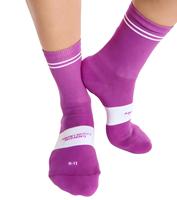 Chaussettes de course et de cyclisme personnalisées avec logo, chaussettes de compression résistantes à l'usure, chaussettes de course avec soutien de la voûte plantaire et logo personnalisé