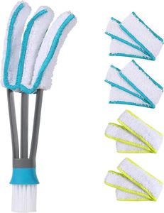 2 in 1 Perfect Quality Air Condition Window <strong>Blind</strong> Cleaning Brush Microfiber <strong>Blind</strong> <strong>Cleaner</strong> - Product Image 1