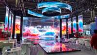 Pantalla LED Comercial a Todo Color para Video Wall, P3.91, Señalización Digital para Exteriores, Brillo, Frecuencia de Actualización de 7680Hz