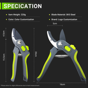 One99 vườn cắt tỉa Shears SK5 bỏ qua kéo tay chuyên nghiệp pruner Tùy chỉnh công cụ cầm tay cho cây chi nhánh nhà máy - Product Image 2