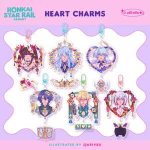 Support en acrylique OEM/ODM HSR Charm Honkai Star Rail, Fanart en acrylique par Abivbu - Product Image 3