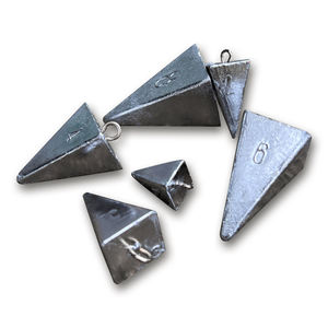 3OZ/85G鋳造シンカーピラミッド鉛シンカーサーフ釣り重量塩水淡水釣りギアタックル - Product Image 3