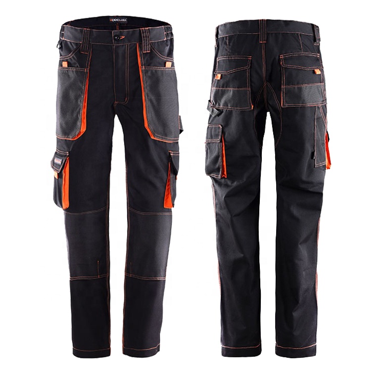 HODELIALL Heavy Duty Industrial Knee Multi Pocket Trousers