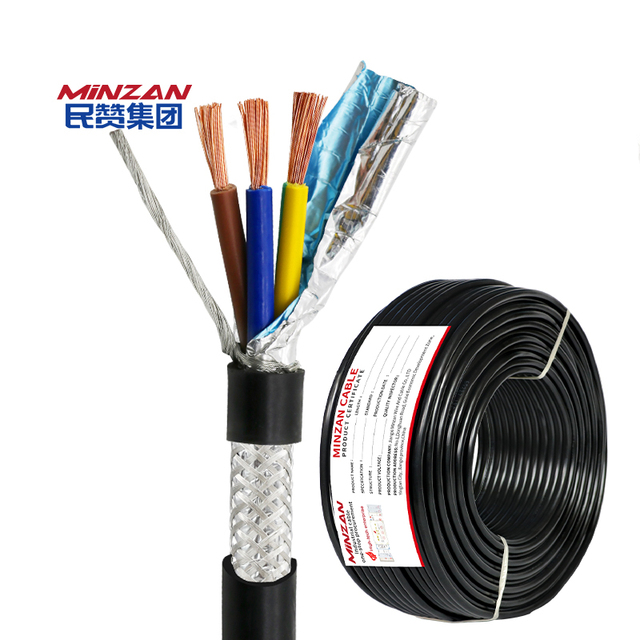 Multicore 2/3/4/5/6/7/8 Core 0.75mm-6mm PVC Insulated Copper Rvvp Electric Wire Shielded Signal Cables