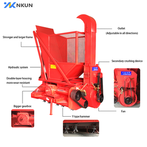 Napier Grass Tractor Mounted Straw Silage <b>Harvester</b> Forage Stalk Cutter and Collector for Animal Feed <b>Corn</b> Silage <b>Harvester</b> - Product Image 6