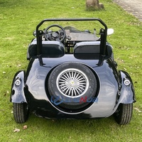 Voiture électrique rétro miniature 2 places sur mesure de l'usine Zhenda, 4 roues, 65 km/h, style luxueux, matériaux composites, peinture personnalisée