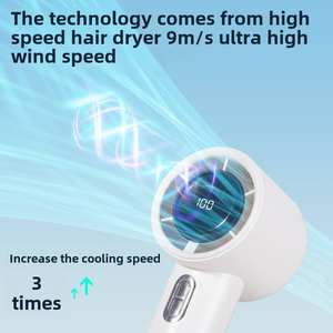 High-quality portable electric mini high-speed outdoor <b>handheld</b> <b>fan</b> - Product Image 6