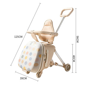 Valigia per <span class=keywords><strong>Bambini</strong></span> 20 Pollici con Ruote Girevoli, Manico Morbido, Leggera e Resistente, Ecologica per Viaggi e Vacanze - Product Image 6