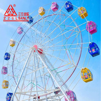 Grande Roue Géante Personnalisée pour Parc d'Attractions, Offre Spéciale, avec Éclairage LED