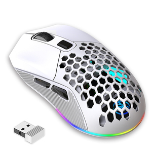 Redwingy T28 çift mod kablosuz fare hafif tasarım delikli-out kablosuz fare altı ayarlanabilir DPI seviyeleri RGB arka aydınlatma - Product Image 3