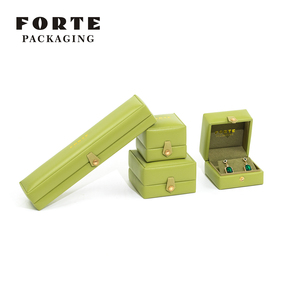 Boîte de rangement pour bijoux en cuir FORTE, nouveau design, arrivée tendance, pour femmes, angle droit - Product Image 1