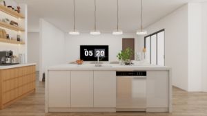 Armoire de cuisine Zofa multifonctionnelle en bois, design traditionnel, armoire de cuisine de haute qualité - Product Image 2