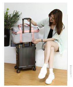 Sac de voyage unisexe grande capacité, léger, tendance, avec logo personnalisé, idéal pour le week-end, la gym, le sport, imperméable - Product Image 5