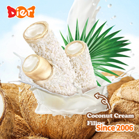 Biscuits en bâtonnets croustillants à la noix de coco Halal, personnalisés, en gros, sous marque privée, emballage en vrac