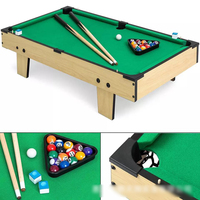 Table de jeu multifonctionnelle 4-en-1 interactive parent-enfant - Billard, hockey sur air, tennis et football sur table