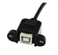 Cable de Extensión USB Tipo B Hembra para Montaje en Panel a Micro Macho