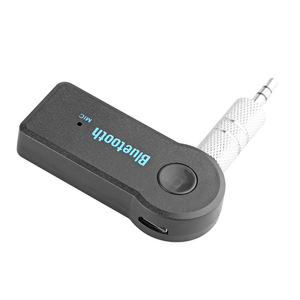 <b>Bluetooth</b> Car Kit 3.5mm Aux Audio <b>Receiver</b> Hands Free With Mic For Car Stereo System - Product Image 1