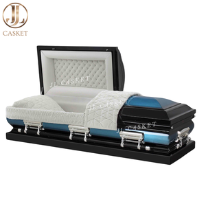 Cercueil en acier de calibre 18 bleu héritage, cercueil en métal, fournitures funéraires de qualité supérieure - Product Image 2