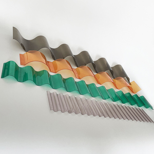 Plaque de polycarbonate <span class=keywords><strong>ondulée</strong></span> de 1,5 mm avec protection UV, design moderne <span class=keywords><strong>pour</strong></span> toiture de <span class=keywords><strong>serre</strong></span> extérieure et construction - Product Image 6